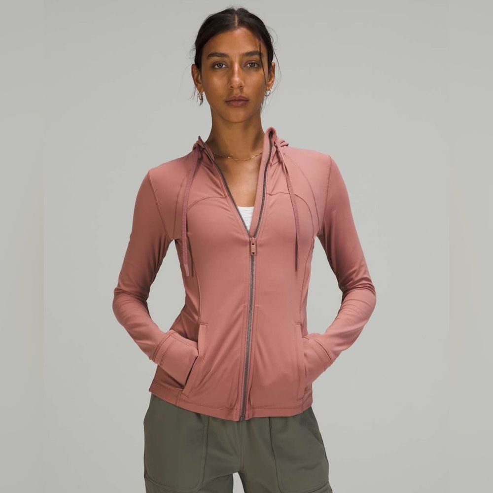 Lululemon Athletica Hooded Define Jacket Sweater Top Nulu - Spiced Chai